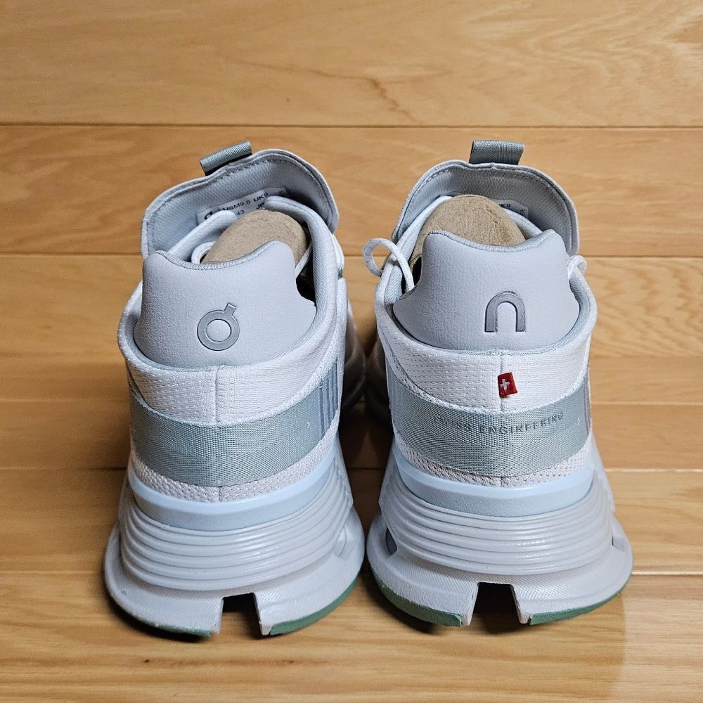 On Running Cloudnova Undyed White Glacier Running Shoe Sneaker 269788 - Picture 10 of 13